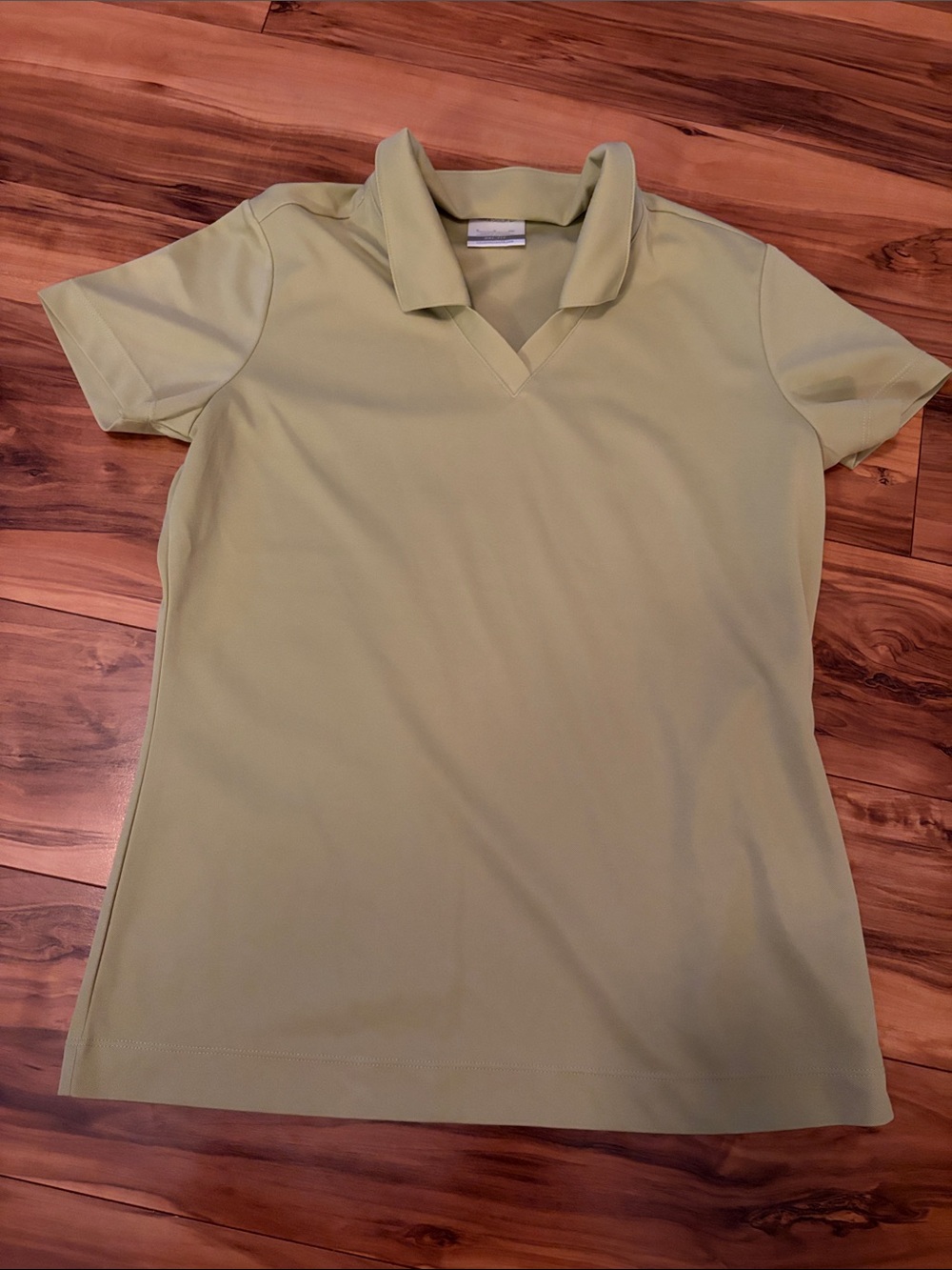 Nike Golf Short-Sleeve Polo Tee in Light Olive Green Dri-Fit Small